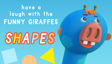 funny giraffes - shapes