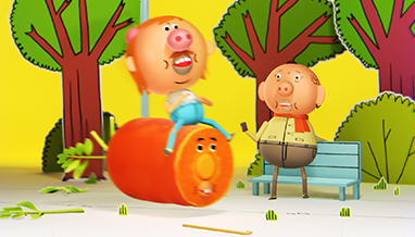 hector and the half a carrot - an old man in the park
